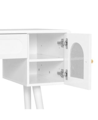 Vanity Makeup Table Set Charging Port