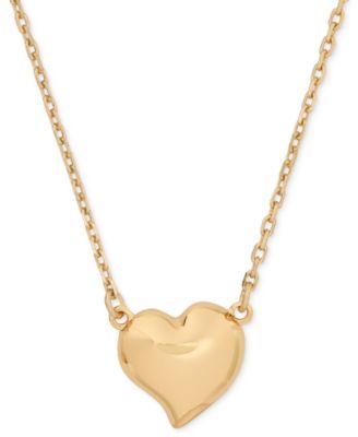 kate spade new york - Amour Silver-Tone Pendant Necklace (also in Gold-Tone)