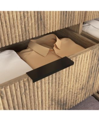 Modern 6-Drawer MDF Cabinet (47.2x15.7x29.6)