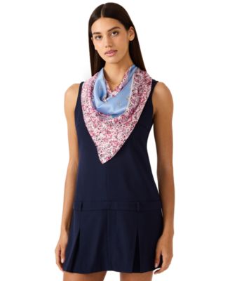 Ditsy Floral Border Scarf