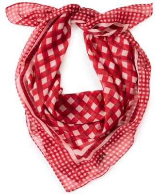 Gingham Square Scarf