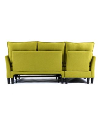 Streamdale Green L-Shaped Sectional Sofa with Storage