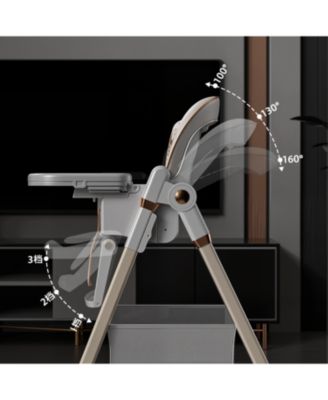 Adjustable Baby High Chair - Portable Feeding Seat