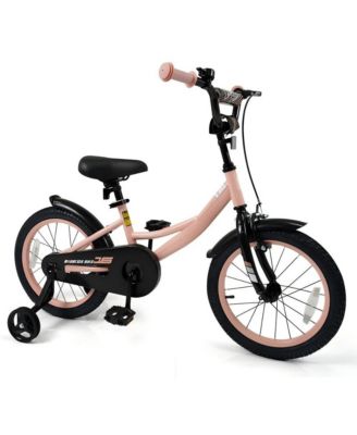 16 Inch Kids Training Bike with Adjustable Seat Dual Brake and Rubber Tires