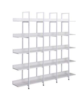5 Tier Bookcase, Industrial Style Shelf
