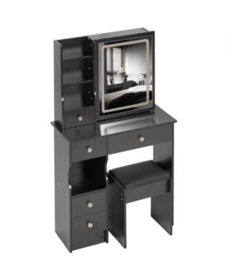 Streamdale Compact Vanity Set Touchscreen LED Mirror, Adjustable Lighting