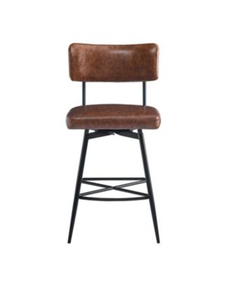 26" Retro Swivel Counter Stools (Set of 2)