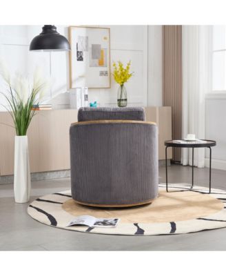 Streamdale Swivel Barrel Chair, Comfortable Accent Sofa, 360 Swivel, Cozy Lounge Chair