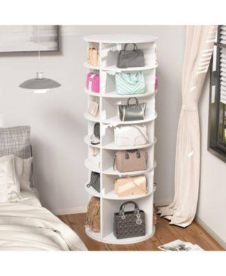 Streamdale 7-Tier Spinning Shoe Rack 360 Revolving Organizer, Fits 28 Pairs