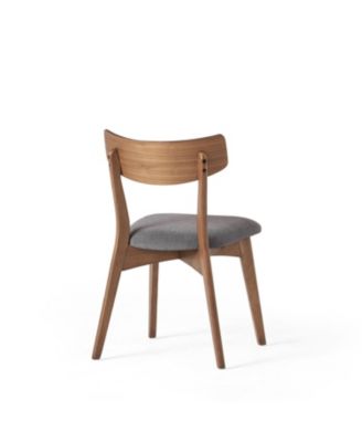 5-Pc Mid-Century Walnut Dining Set with Chairs