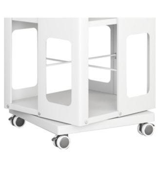 Rotating Steel Bookshelf