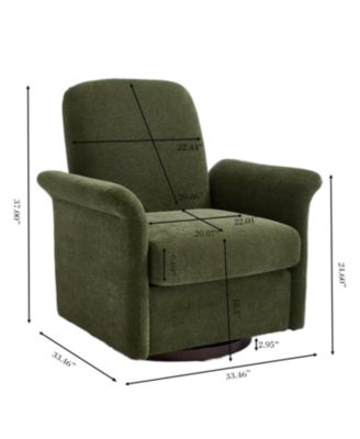 Swivel Barrel Accent Chair