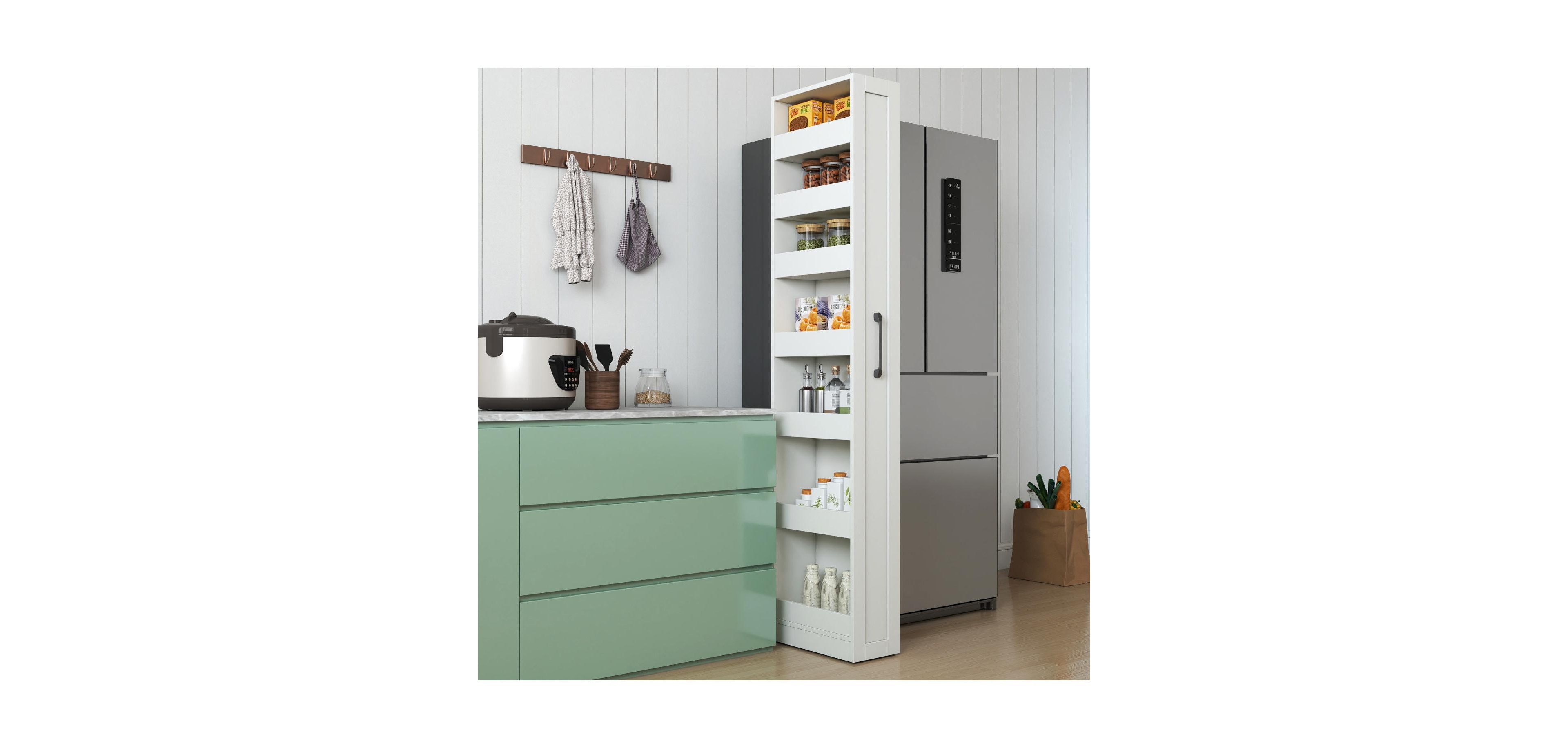Streamdale Furniture Streamdale 7-Tier Pull-Out Storage Shelf for Kitchen/Living Room