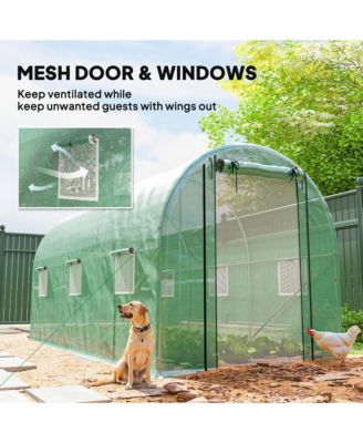 Hoop House house with Support Rods, Walk-in house,