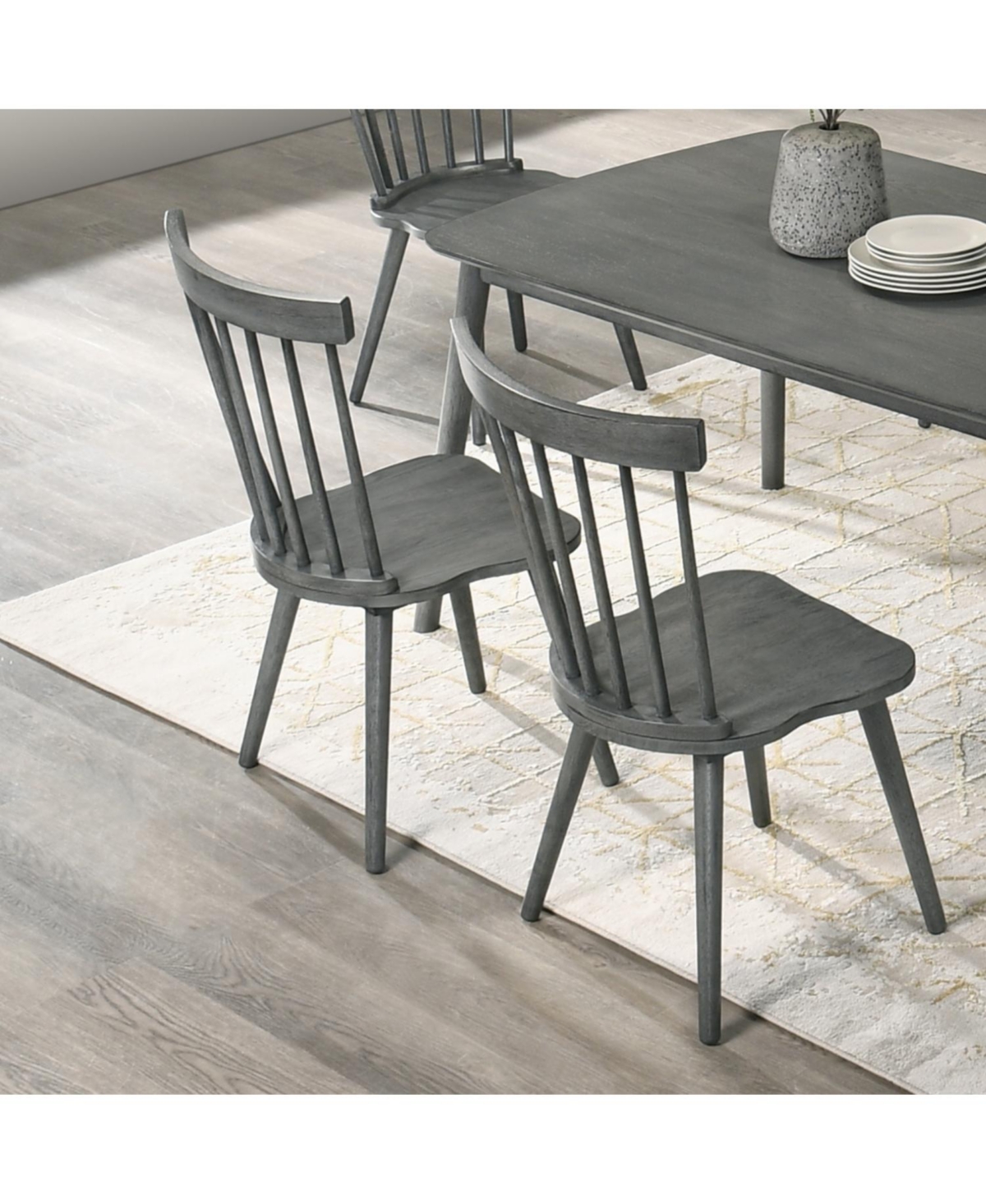 Streamdale Furniture 2 Rustic Farmhouse Dining Chairs