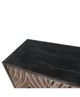 Streamdale 60" Mid-Century Sideboard with Diamond Doors