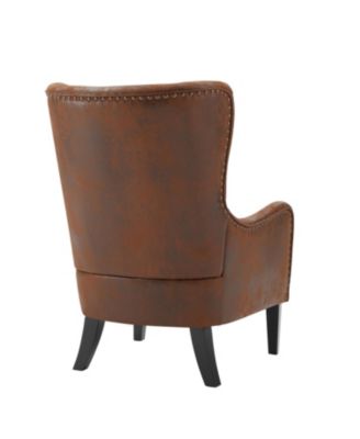 HI-BACK Studded Chair, Arm Chair, Living-room, Study and Bedroom ,Set of 2