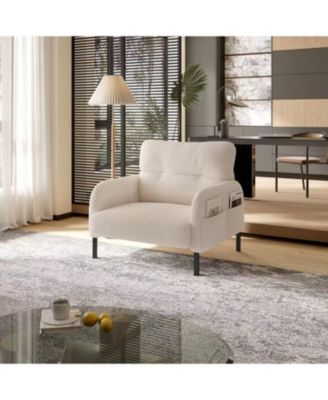Corduroy Wide Seat Chair - Living Room/Bedroom