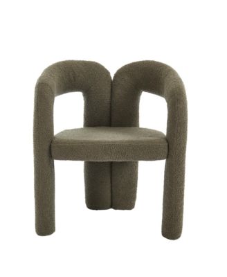 Velvet Accent/Dining Chair Set of 2 (Olive Teddy)