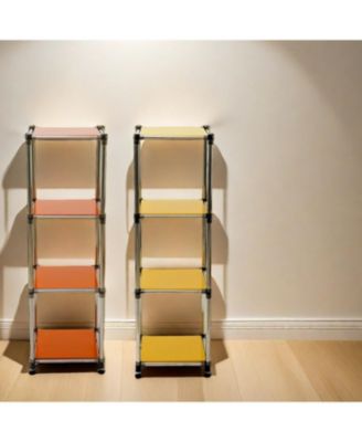 Streamdale Korean 4-Tier Stainless Steel Shelving Unit (49"H x 14.9"W)