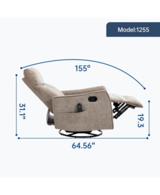 Streamdale  Heat & Massage Rocker Recliner