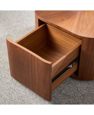 Petal Coffee Table with Drawer - No Assembly Needed