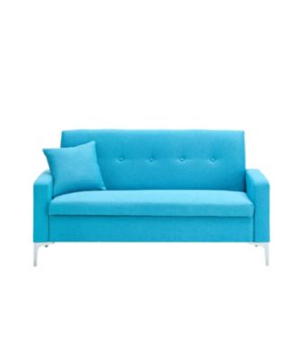 57" Comfortable Double Sofa w/ Storage