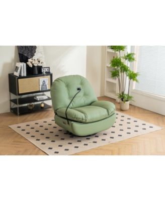 Power Recliner with Bluetooth Music, USB Charger, and Glide