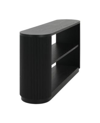 Slim Console Table with Shelf