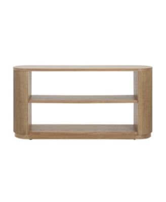 Slim Console Table with Shelf