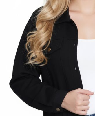 Plus Size Long Sleeve Ponte Jacket