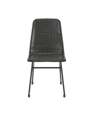 Rattan Chairs (Set of 2) - Iron Legs