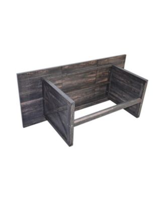 Farmhouse Dining Table 70.87" Gray