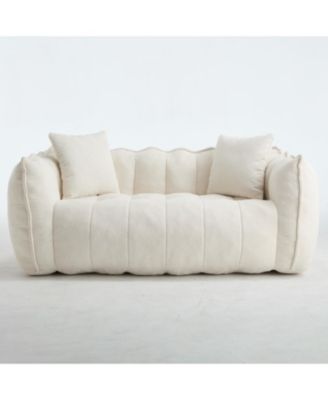 Soft Beanbag Chair - High Resilience Foam Core