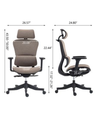 Streamdale High Back Mesh Office Chair-8365HP-BR
