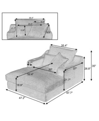 Modern Cushioned Sofa Lounge Chair