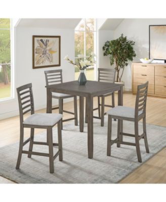 5-Piece Retro Dining Table & Chairs Set - (Assembly Required)