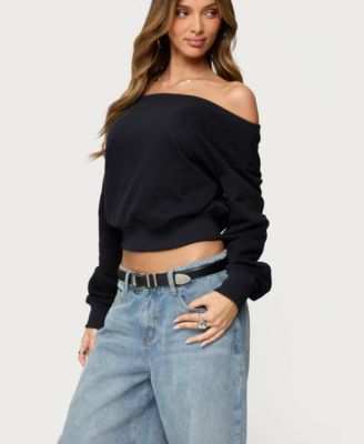 Women's Christy Off Shoulder Sweatshirt