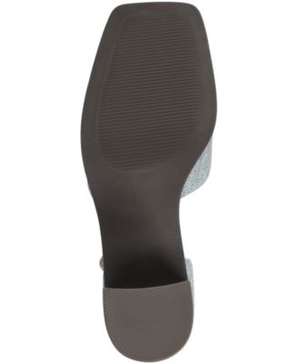 Women's Evangeline Block Heel Square Toe Pumps