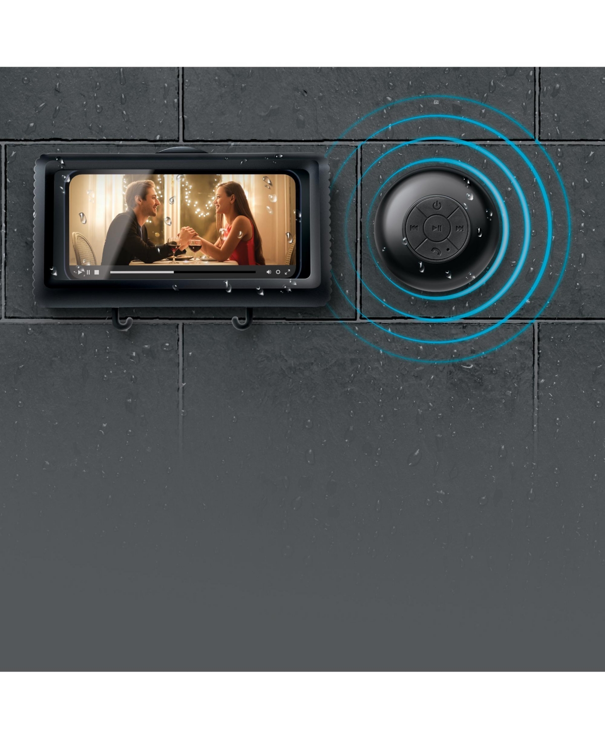 3p Experts Waterproof Phone Mount For Shower