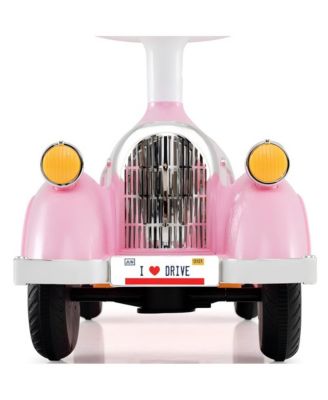 Toddler Ride On Car with Steering Wheel Lights Storage Seat and Four Wheel Stability