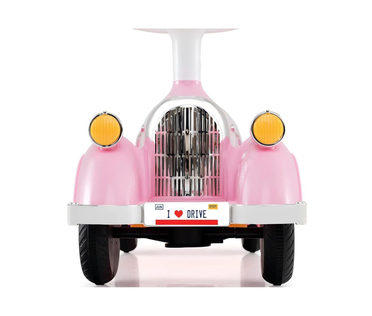 Детская игрушка HONGGE Toddler Ride-On Car with Steering Wheel, Lights and Storage, Ages 1.5-3, цвет: Розовый — фото 6