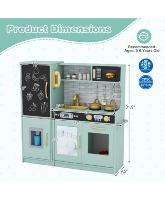 Toddler Pretend Play Kitchen for Ages 3–6