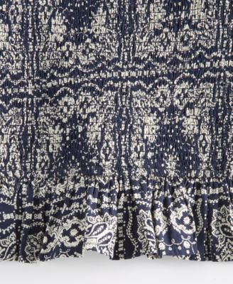 Women's Smocked Ruffle-Trim Tank