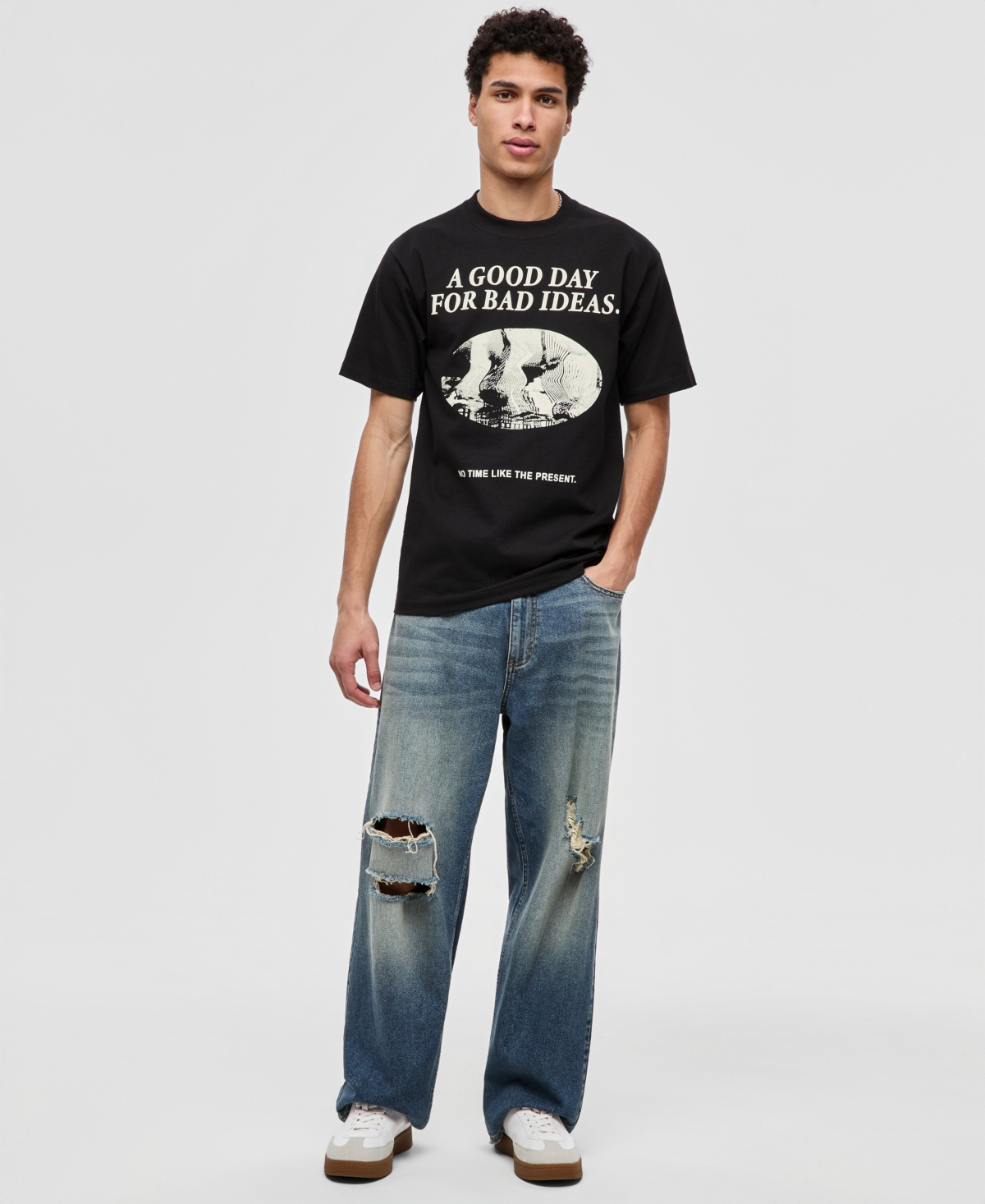 Mode of One Men's Short-Sleeve Good Day Cotton T-Shirt, Macy's Exclusive