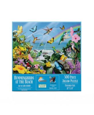 Hummingbirds at the Beach 500 piece Jigsaw Puzzle for Adults