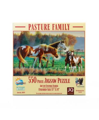 Pasture Family 550 piece Jigsaw Puzzle for Adults