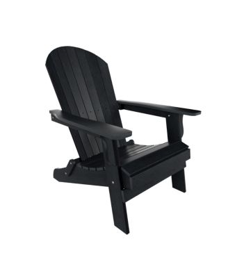 Outdoor Patio All-weather Folding Adirondack Chair Set of 2