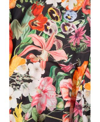 Women's Siren Dress Printed Black