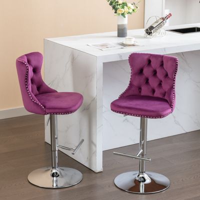 Hand-Crafted Bar Chair with Ergonomic Support and Durable Base